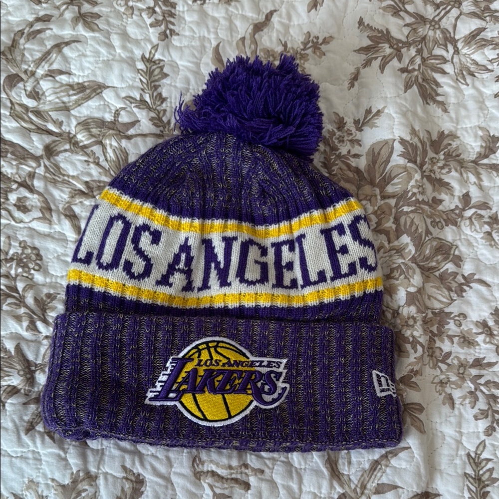 Los Angeles Lakers Purple Knit Beanie